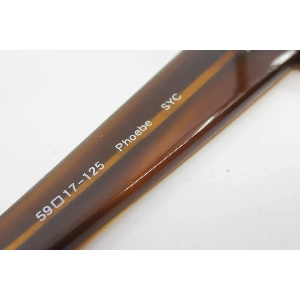 Oliver Peoples Phoebe SYC Tortoise Shell Oval Eyeglasses Frames 59-17-125 36260